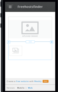 Weebly mobile site